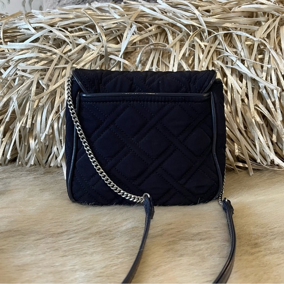 VERA BRADLEY Classic Navy Microfiber Chain Strap Crossbody Mini Shoulder Bag - Picture 5 of 12